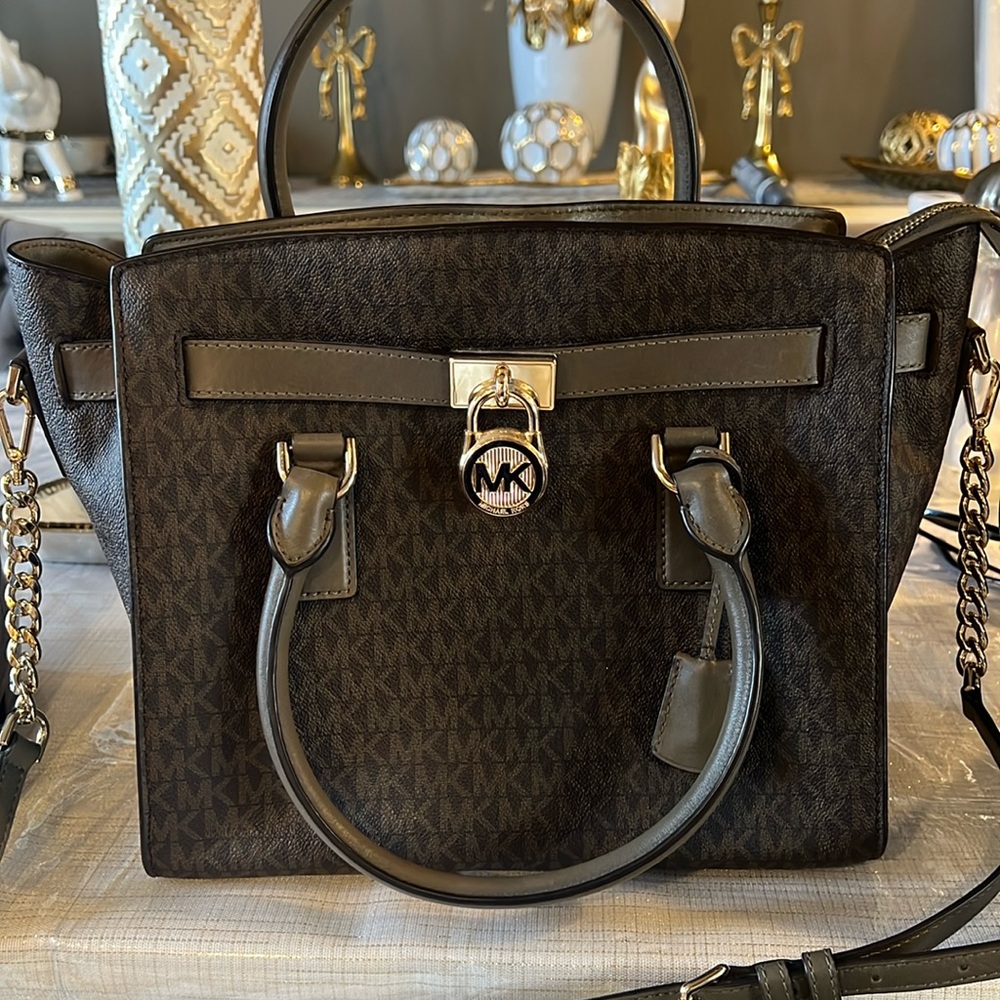 olive green mk handbag